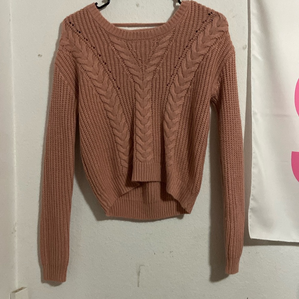 Pink Knit Sweater
